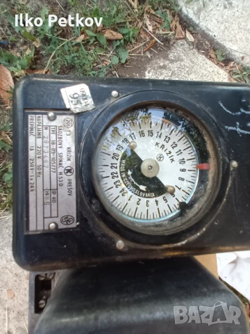 Стар електромер, часовник и Контактори К10Е , снимка 3 - Друга електроника - 50810135