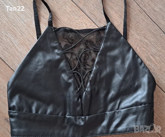 Дамско кожено бюстие