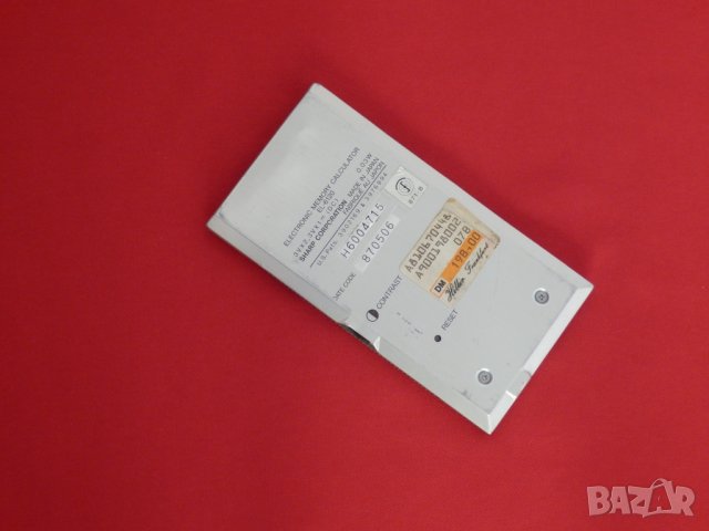 Sharp EL-6120 LCD Pocket Data Book Organizer Calculator * елка, снимка 2 - Колекции - 38114012