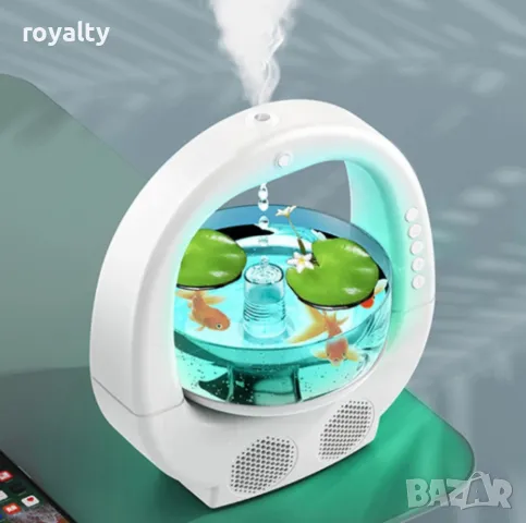 Антигравитационен овлажнител за въздух "Аквариум", с Bluetooth, снимка 3 - Други стоки за дома - 49223943