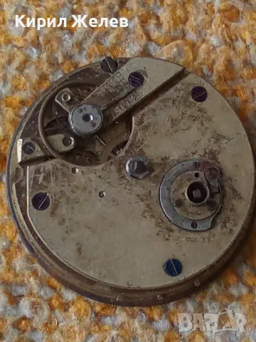 МЕХАНИЗЪМ от РЯДЪК МОДЕЛ СТАРИНЕН ШВЕЙЦАРСКИ ДЖОБЕН ЧАСОВНИК с ПОРЦЕЛАНОВ РИМСКИ ЦИФЕРБЛАТ 20871, снимка 16 - Антикварни и старинни предмети - 48623582