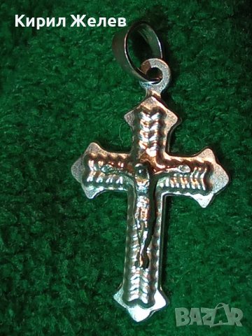 СРЕБЪРНО НАГРЪДНО РАЗПЯТИЕ СРЕБРО 925 КРЪСТ КРЪСТЧЕ 40066, снимка 3 - Колиета, медальони, синджири - 42450911