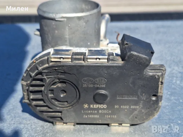 Дроселова Клапа За Моделите На Kia Rio 2013-2017 Година Hyundai i10 i20 Benzin 1,0 1,2 , снимка 4 - Части - 49583993