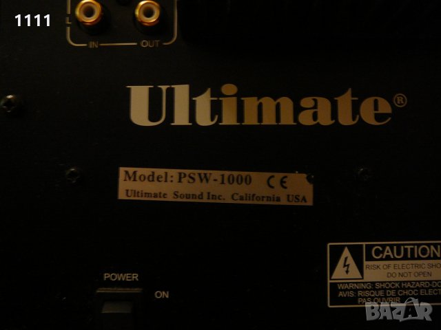 ULTIMATE PSW-1000 USA, снимка 6 - Тонколони - 35338048