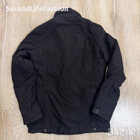 Мъжко подплатено яке Schott NYC, черно, размер S, снимка 12 - Якета - 52571721