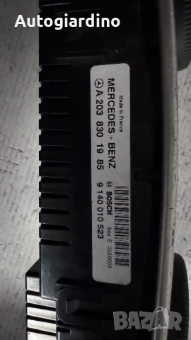 Климатичен блок / панел / табло зa Mercedes C Class - A2038301985 / 9140010523, снимка 2 - Части - 50771781