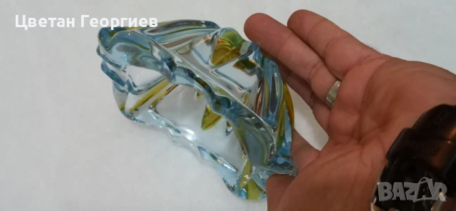 пепелник цветно стъкло Мурано, снимка 3 - Други - 50999339