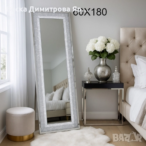 Луксозно огледало с LED осветление, снимка 2 - Лед осветление - 51737675