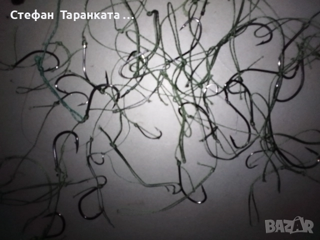 вързани куки със 4 нишково плетено влакно , снимка 2 - Такъми - 51586649