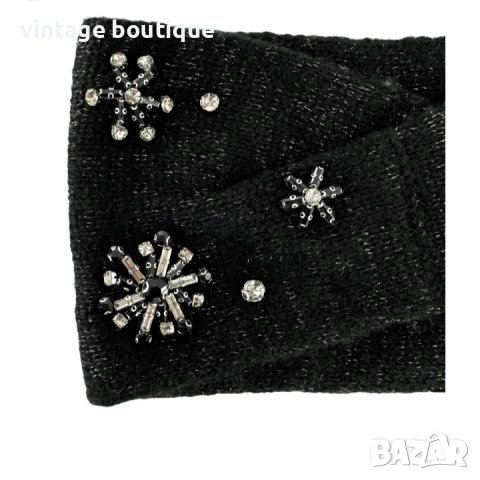 Victoria's Secret Winter Angel Black Snowflake Sparkle Headband, снимка 2 - Шапки - 43863604