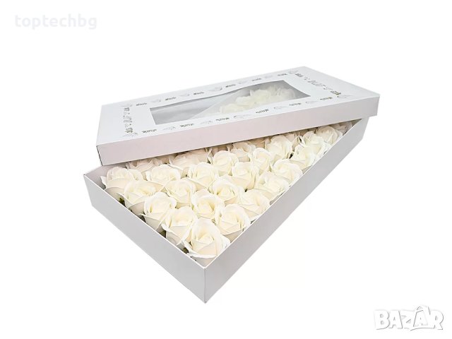 Сапунени рози Love 50 броя в различни цветове, снимка 4 - Декорация за дома - 43611622
