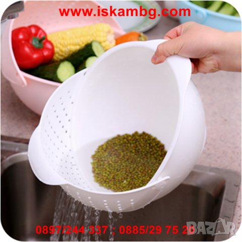 КУПА ЗА МИЕНЕ И ОТЦЕЖДАНЕ НА ПЛОДОВЕ И ЗЕЛЕНЧУЦИ, снимка 4 - Други стоки за дома - 26992251