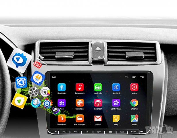 Мултимедия, VW, плеър, двоен дин, за volkswagen, навигация, golf, passat, touran, Seat, Skoda, Голф, снимка 4 - Аксесоари и консумативи - 33410944