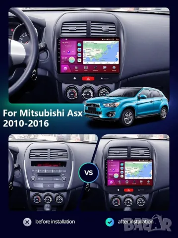 Мултимедия за Mitsubishi ASX 1, Android, Навигация, ASX1, Андроид, плеър, 2DIN, 2010-2016 година, снимка 5 - Аксесоари и консумативи - 49779423