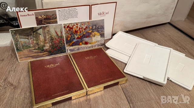 Villeroy & Boch–Комплект Керамични плочи по картини на Анна Бош/ 1848г– 1936г/, снимка 3 - Антикварни и старинни предмети - 53058688