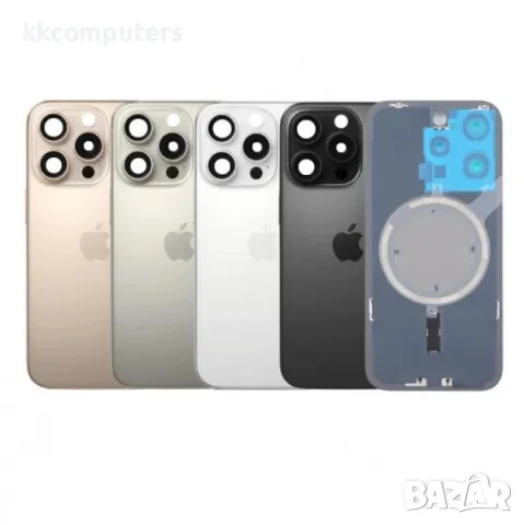 Капак батерия / Задно стъкло Оборудван с лентов кабел безконтактно зареждане за iPhone 16 Pro Max 6.