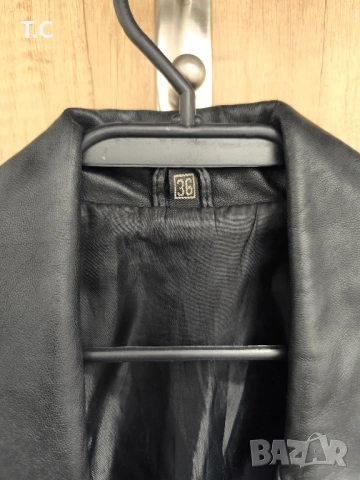 Дамско яке от естествена кожа, снимка 3 - Якета - 53043573