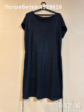 Черна рокля финно плетиво , снимка 3 - Рокли - 53236346