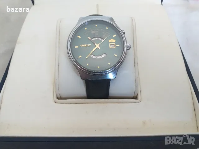 Ориент календар 43 мм., снимка 3 - Мъжки - 50391177