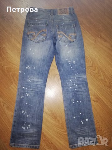 Дънки Sisley, снимка 3 - Детски панталони и дънки - 26480430