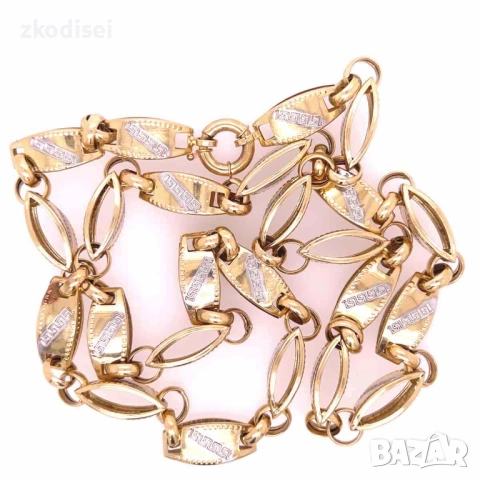 Златен синджир 20,06гр. 62,0см. 14кр. проба:585 модел:35446-6, снимка 3 - Колиета, медальони, синджири - 53197558