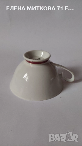 Lettin Тюрингия-един прекрасен троен сет за чай/дълго кафе от фин порцелан, снимка 10 - Сервизи - 52586448