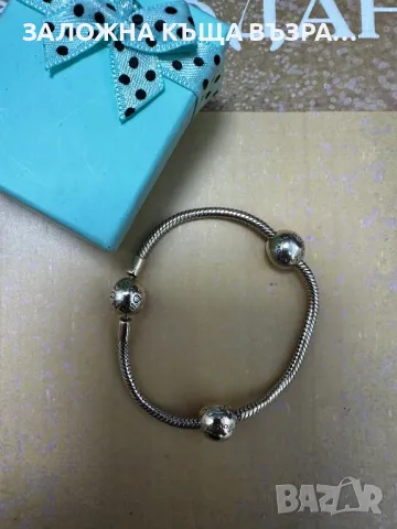 Сребърна Гривна - 925 Pandora , снимка 3 - Гривни - 48114347