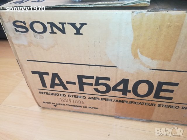 SONY TA-F540E ESPRIT-AMPLIFIER MADE IN JAPAN-ВНОС ENGLAND 1101241426, снимка 2 - Ресийвъри, усилватели, смесителни пултове - 43760508