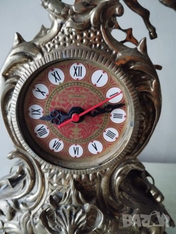 бароков каминен часовник, снимка 2 - Други ценни предмети - 42970594