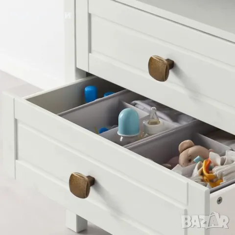 Amerdeco 6 бр. Антични месингови дръжки от цинкова сплав за кухненски шкафове и баня. Квадратни. Арт, снимка 4 - Шкафове - 48840277