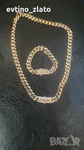 Златен ланец -14К, снимка 12 - Колиета, медальони, синджири - 42480863