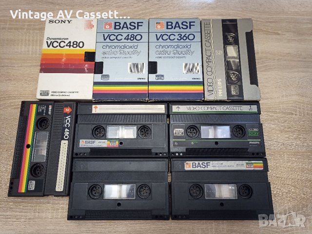 Продавам Betamax, Video 2000, Video 8 и S-VHS Видеокасети, снимка 2 - Плейъри, домашно кино, прожектори - 32300185