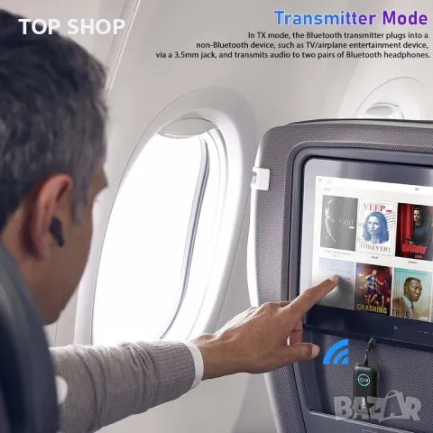 YMOO B06T2 Bluetooth 5.3 аудио предавателен- приемник- висок клас, снимка 7 - Друга електроника - 48927931