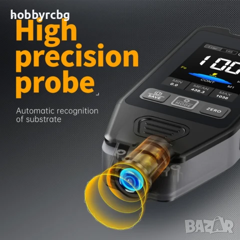 FNIRSI CTG‑20 Дебеломер за автобоя 0 – 1400 μm, снимка 7 - Друга електроника - 50694359