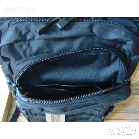 Раница тактическа"Assault I - LARGE'' ,36 л,черна , MIL-TEC, снимка 6 - Раници - 51028559