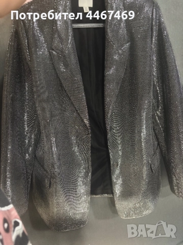 Зимно овърсайз сако М размер, снимка 7 - Сака - 51486639