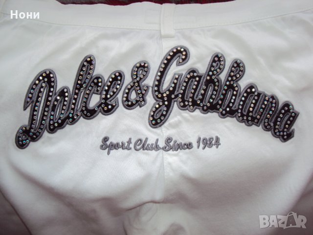 7/8 бели летни панталони на Dolce & Gabbana, снимка 9 - Къси панталони и бермуди - 33334908