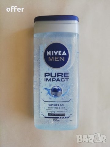 NIVEA MEN PURE IMPACT Душ гел, 250 мл - САМО по телефон!