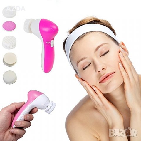 Цялостна грижа за лицето с уред за почистване и масаж 5 in 1 Beauty Care Massager, снимка 3 - Други - 32819656