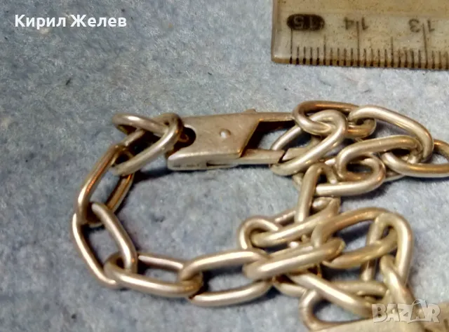 GUCCI Made in Italy СТИЛНА БУТИКОВА СРЕБЪРНА ГРИВНА сАРТ ВИСУЛКА СРЕБРО 925 на МОДНА КЪЩА ГУЧИ 47892, снимка 11 - Гривни - 49247649