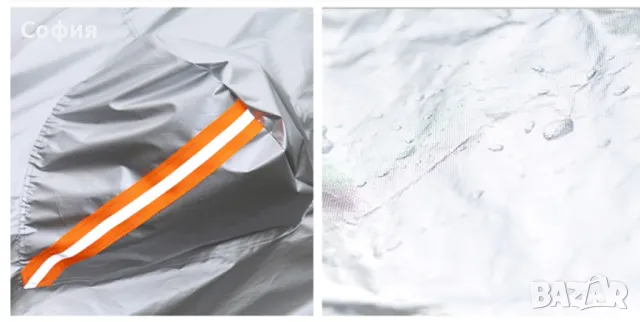 Всесезонно алуминиево покривало за предно стъкло на автомобил. ✨, снимка 4 - Аксесоари и консумативи - 47921919