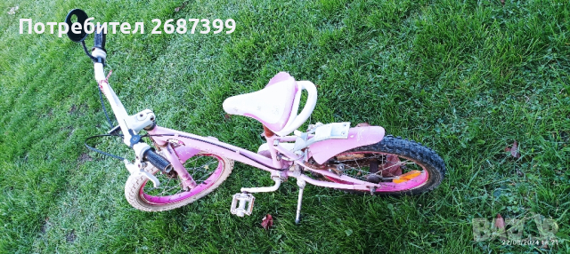 Детско колело розово, снимка 3 - Детски велосипеди, триколки и коли - 44899985