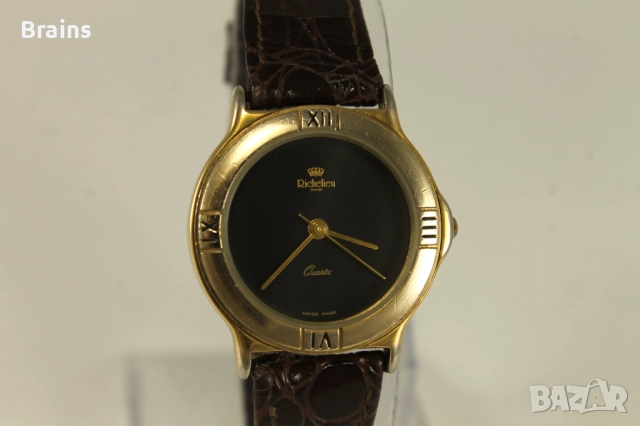 Швейцарски Дамски Ръчен Часовник RICHELIEU Quartz, снимка 4 - Дамски - 52826817