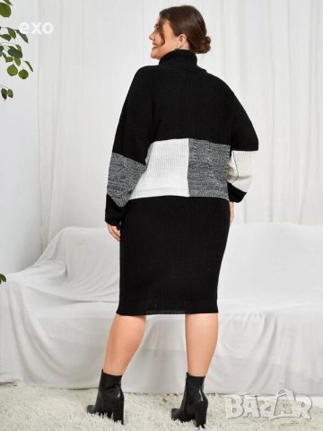 Дамски костюм, Зимен дамски костюм, Голям размер дамски костюм, снимка 2 - Костюми - 43232983