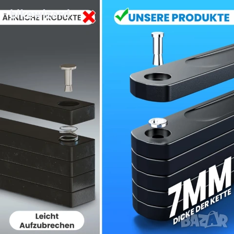COICER Сгъваема ключалка / катинар за велосипед  85 см с висока сигурност НОВА, снимка 3 - Аксесоари за велосипеди - 53434645