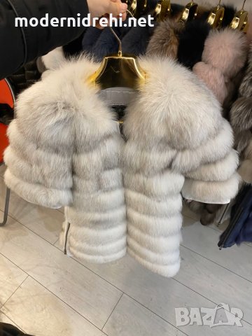 Дамско луксозно палто лисица