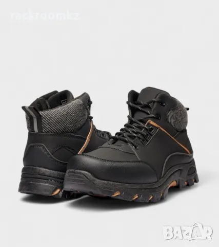Мъжки боти подходящи и за широк крак модел: W210080 black, снимка 4 - Мъжки боти - 48157642