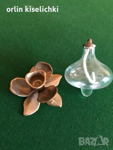 Свещник Месинг , снимка 2 - Декорация за дома - 37351507