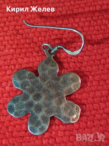 СТАРА СРЕБЪРНА АРТ ОБЕЦА КОВАНО ОКСИДИРАНО СРЕБРО МАЙСТОРСКА РАБОТА 25899, снимка 2 - Антикварни и старинни предмети - 35736323