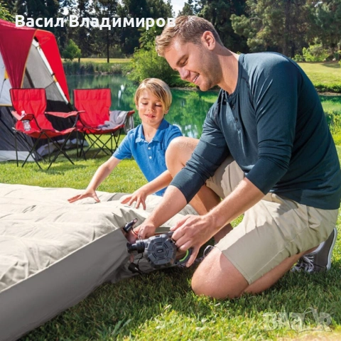 Електрическа помпа 220V/12V INTEX Quick-Fill AC/DC (с батерия и зарядно), снимка 4 - Басейни и аксесоари - 53506809